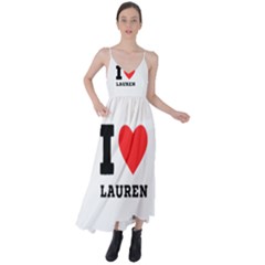 I Love Lauren Tie Back Maxi Dress by ilovewhateva