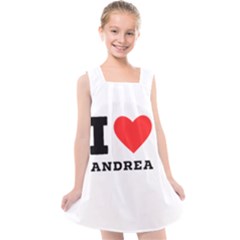 I Love Andrea Kids  Cross Back Dress by ilovewhateva