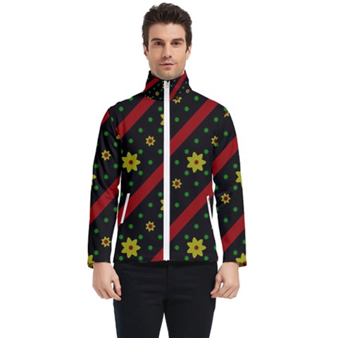 Background Pattern Texture Design Men s Bomber Jacket by Semog4