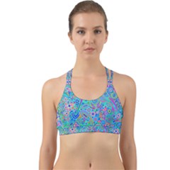 Tribal Pattern Pattern Back Web Sports Bra by Semog4