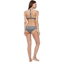 Tribal Zentangle Line Pattern Banded Triangle Bikini Set View4