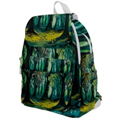 Ai Generated Trees Forest Mystical Forest Nature Art Top Flap Backpack by Ravend