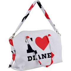 I Love Diane Canvas Crossbody Bag by ilovewhateva