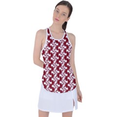 Candy Illustration Pattern Racer Back Mesh Tank Top by GardenOfOphir