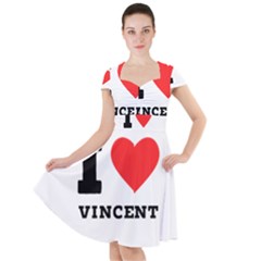 I Love Vincent  Cap Sleeve Midi Dress by ilovewhateva