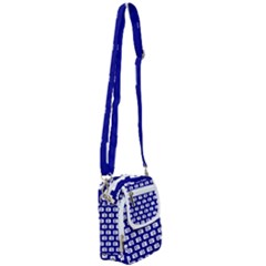 Modern Chic Vector Camera Illustration Pattern Shoulder Strap Belt Bag by GardenOfOphir