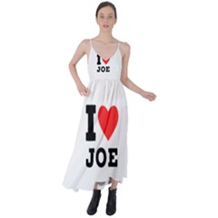 I Love Joe Tie Back Maxi Dress by ilovewhateva