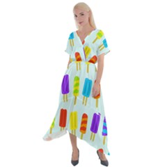 Background-29 Cross Front Sharkbite Hem Maxi Dress by nateshop