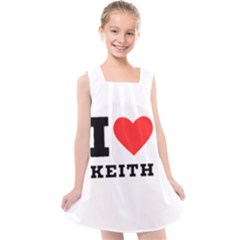 I Love Keith Kids  Cross Back Dress by ilovewhateva