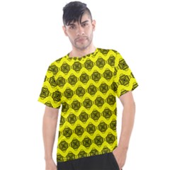 Abstract Knot Geometric Tile Pattern Men s Sport Top by GardenOfOphir