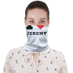 I Love Jeremy  Face Covering Bandana (adult) by ilovewhateva