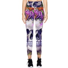 Cute Skulls And Bones Pocket Leggings  by GardenOfOphir