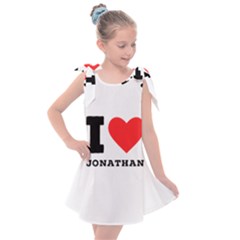 I Love Jonathan Kids  Tie Up Tunic Dress by ilovewhateva