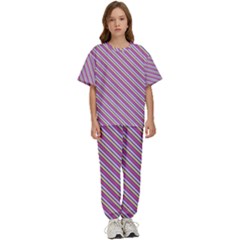 Background-102 Kids  Tee And Pants Sports Set by nateshop