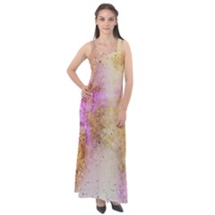 Background-104 Sleeveless Velour Maxi Dress by nateshop