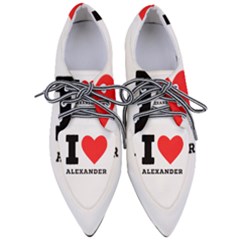 I Love Alexander Pointed Oxford Shoes by ilovewhateva