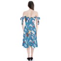 Medicine Pattern Shoulder Tie Bardot Midi Dress View2