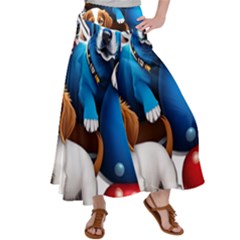 Cute Dog Dogs Animal Pet Women s Satin Palazzo Pants by Semog4