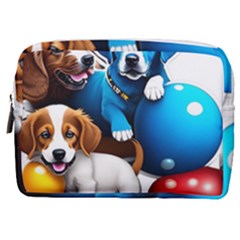 Cute Dog Dogs Animal Pet Make Up Pouch (medium) by Semog4
