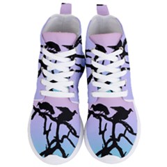 Birds Bird Vultures Tree Branches Women s Lightweight High Top Sneakers by Semog4