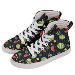 Watermelon Berries Patterns Pattern Men s Hi-top Skate Sneakers by Semog4