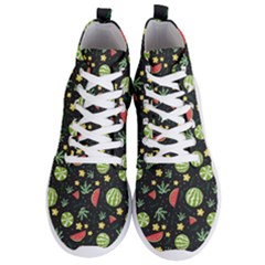 Watermelon Berries Patterns Pattern Men s Lightweight High Top Sneakers by Semog4