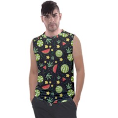 Watermelon Berries Patterns Pattern Men s Regular Tank Top by Semog4