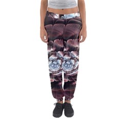 Flower Fractal Art Cool Petal Abstract Women s Jogger Sweatpants by Semog4