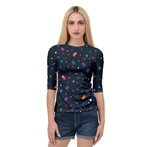 Abstract Minimalism Digital Art Abstract Quarter Sleeve Raglan Tee by Semog4