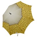 Texture Pattern Macro Glass Of Beer Foam White Yellow Art Hook Handle Umbrellas (Large) View2