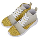 Texture Pattern Macro Glass Of Beer Foam White Yellow Art Women s Lightweight High Top Sneakers View2