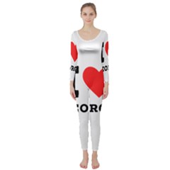 I Love George Long Sleeve Catsuit by ilovewhateva