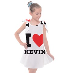 I Love Kevin Kids  Tie Up Tunic Dress by ilovewhateva