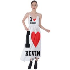 I Love Kevin Tie Back Maxi Dress by ilovewhateva
