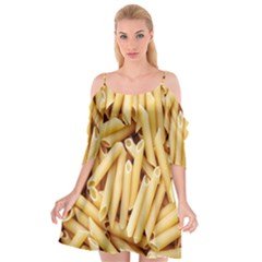 Pasta-79 Cutout Spaghetti Strap Chiffon Dress by nateshop