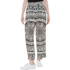 Mandala Circles Drawing Pattern Women s Pants  by Semog4