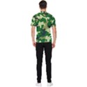 Green Military Background Camouflage Men s Short Sleeve Rash Guard View2