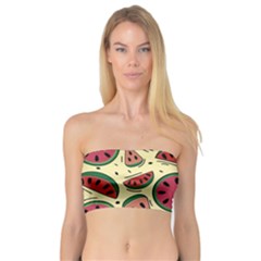 Watermelon Pattern Slices Fruit Bandeau Top by Semog4