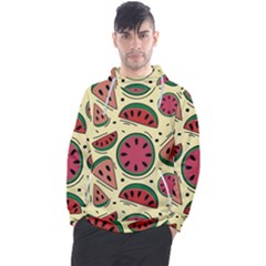 Watermelon Pattern Slices Fruit Men s Pullover Hoodie by Semog4