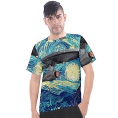 Star Trek Starship The Starry Night Van Gogh Men s Sport Top by Semog4