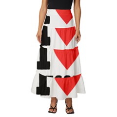 I Love Jesse Tiered Ruffle Maxi Skirt by ilovewhateva