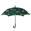Cute Christmas Pattern Doodle Hook Handle Umbrellas (Medium) View3