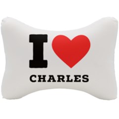 I Love Charles  Seat Head Rest Cushion by ilovewhateva