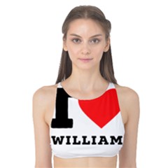 I Love William Tank Bikini Top by ilovewhateva
