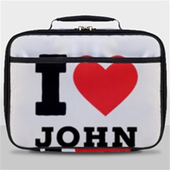 I Love John Full Print Lunch Bag by ilovewhateva
