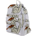 Cat Playing The Violin Art Top Flap Backpack View1