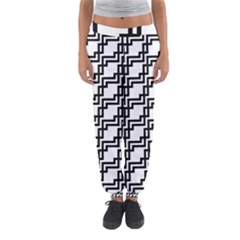 Pattern-monochrome-repeat Women s Jogger Sweatpants by Semog4