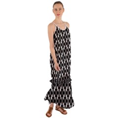 Abstract-background-arrow Cami Maxi Ruffle Chiffon Dress by Semog4