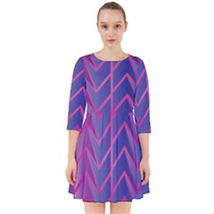 Geometric-background-abstract Smock Dress by Semog4