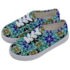 Mosaic-triangle-symmetry- Kids  Classic Low Top Sneakers by Semog4